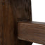 2m Elm Bench - Dark Brown