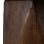 2m Elm Bench - Dark Brown