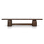 2.5m Elm Bench - Dark Brown