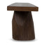 2.5m Elm Bench - Dark Brown