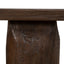 2.5m Elm Bench - Dark Brown