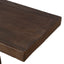 2.5m Elm Bench - Dark Brown