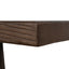 2.5m Elm Bench - Dark Brown