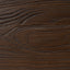 2.5m Elm Bench - Dark Brown