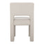 Claude Set of 2 Dining Chairs Beige Velvet