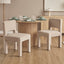 Claude Set of 2 Dining Chairs Beige Velvet