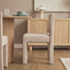 Claude Set of 2 Dining Chairs Beige Velvet