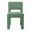 Claude Set of 2 Dining Chairs Green Velvet