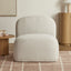 Luca Block Accent Chair Cream