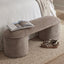 Sarah Ottoman Bench Chocolate