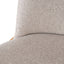 Set of 2 - Natural Dining Armchair - Grey Seat