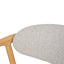 Coastal Beige Dining Chair - Natural