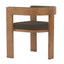 Brown ELM Dining Chair - Black (Set of 2)