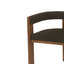 Brown ELM Dining Chair - Black (Set of 2)