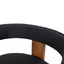 Brown ELM Dining Chair - Black (Set of 2)