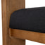 Brown ELM Dining Chair - Black (Set of 2)