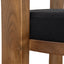Brown ELM Dining Chair - Black (Set of 2)