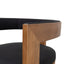 Brown ELM Dining Chair - Black (Set of 2)