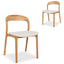Natural Dining Chair - Beige (Set of 2)