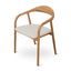 Natural Dining Armchair - Beige (Set of 2)