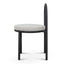 Black Dining Chair - Clay Grey (Set of 2)