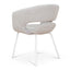 White Dining Chair - Clay Grey (Set of 2)