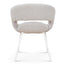White Dining Chair - Clay Grey (Set of 2)