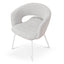 White Dining Chair - Clay Grey (Set of 2)