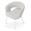 White Dining Chair - Clay Grey (Set of 2)