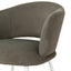White Dining Chair - Dark Moss Green (Set of 2)