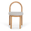 Natural Dining Chair - Clay Grey (Set of 2)