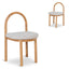 Natural Dining Chair - Clay Grey (Set of 2)
