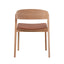 Natural Dining Chair - Brown Seat (Set of 2)