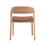 Natural Dining Chair - Brown Seat (Set of 2)