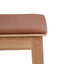 Natural Dining Chair - Brown Seat (Set of 2)