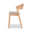 Natural Dining Chair - Grey Seat (Set of 2)