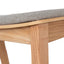 Natural Dining Chair - Grey Seat (Set of 2)