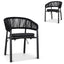 Outdoor Dining Chair - Charcoal (Set of 2)