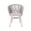 Sand White Outdoor Dining Chair - Light Grey (Set of 2)