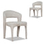 Dining Chair - Pale Beige (Set of 2)