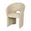 Fabric Dining Chair - Pale Beige