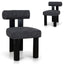 Black Dining Chair - Field Charcoal (Set of 2)