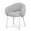 White Dining Chair - Clay Grey (Set of 2)