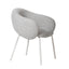 White Dining Chair - Clay Grey (Set of 2)