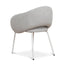 White Dining Chair - Clay Grey (Set of 2)