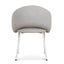 White Dining Chair - Clay Grey (Set of 2)