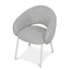 White Dining Chair - Clay Grey (Set of 2)
