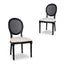 Black ELM Dining Chair - Dawn Beige (Set of 2)