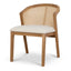 Fabric Dining Chair - Dawn Beige (Set of 2)