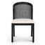 Black ELM Dining Chair - Dawn Beige (Set of 2)